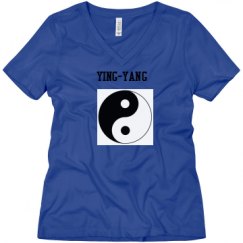 Ladies Relaxed Fit V-Neck Tee