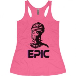 Ladies Slim Fit Super Soft Racerback Triblend Tank