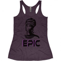 Ladies Slim Fit Super Soft Racerback Triblend Tank