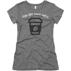 Ladies Slim Fit Super Soft Triblend Tee