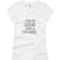 Ladies Slim Fit Basic Promo Jersey Tee