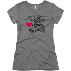 Ladies Slim Fit Super Soft Triblend Tee