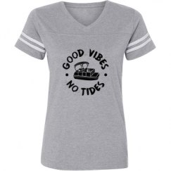 Ladies Relaxed Fit Vintage Sports Tee