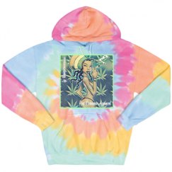 Unisex Tie-Dye Fleece Hoodie