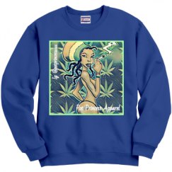 Unisex Film and Foil Crewneck Sweatshirt