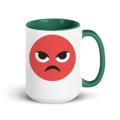 15oz Ceramic Mug with Color Inside