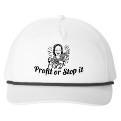 Snapback Five-Panel Rope Hat