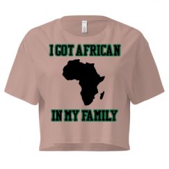 Ladies Festival Cali Crop Top Tee