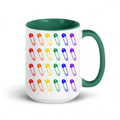 15oz Ceramic Mug with Color Inside