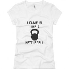 Ladies Slim Fit Basic Promo Jersey Tee