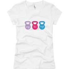 Ladies Slim Fit Basic Promo Jersey Tee