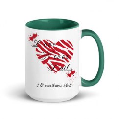 15oz Ceramic Mug with Color Inside