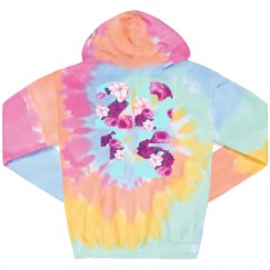 Unisex Tie-Dye Fleece Hoodie