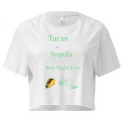 Ladies Festival Cali Crop Top Tee