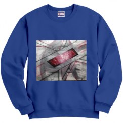 Unisex Film and Foil Crewneck Sweatshirt