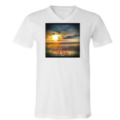 Unisex V-Neck Jersey Tee