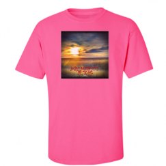 Unisex Ultra Cotton Safety Neon Crewneck Tee