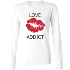 Ladies Relaxed Fit Basic Long Sleeve Tee