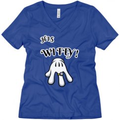 Ladies Relaxed Fit V-Neck Tee