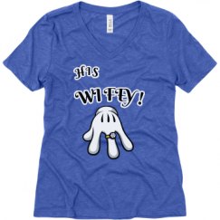 Ladies Relaxed Fit Super Soft Triblend V-Neck Tee