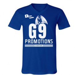 Unisex V-Neck Jersey Tee