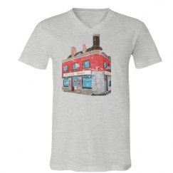 Unisex V-Neck Jersey Tee