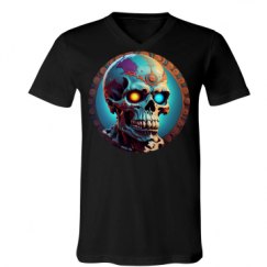 Unisex V-Neck Jersey Tee