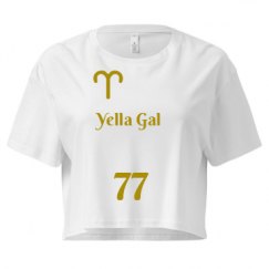 Ladies Festival Cali Crop Top Tee