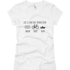 Ladies Slim Fit Basic Promo Jersey Tee