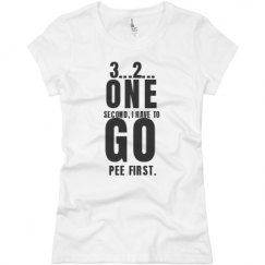 Ladies Slim Fit Basic Promo Jersey Tee
