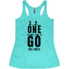 Ladies Slim Fit Super Soft Racerback Triblend Tank