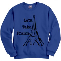 Unisex Film and Foil Crewneck Sweatshirt