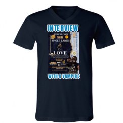 Unisex V-Neck Jersey Tee