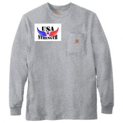 Unisex Carhartt Pocket Long Sleeve Tee