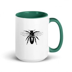 15oz Ceramic Mug with Color Inside