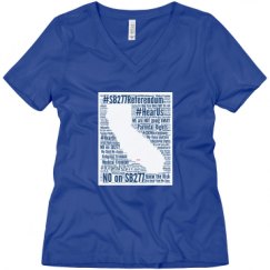 Ladies Relaxed Fit V-Neck Tee