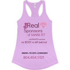 Ladies Slim Fit Racerback Tank Top