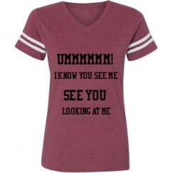 Ladies Relaxed Fit Vintage Sports Tee