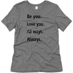 Ladies Relaxed Fit Super Soft Triblend Tee