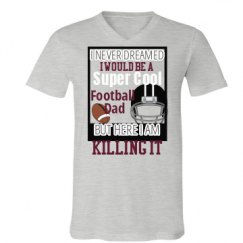 Unisex V-Neck Jersey Tee