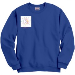 Unisex Film and Foil Crewneck Sweatshirt