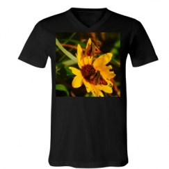 Unisex V-Neck Jersey Tee