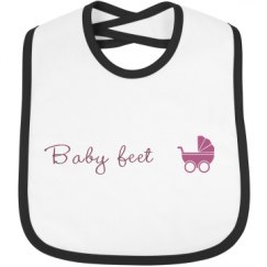 Infant Contrast Trim Bib