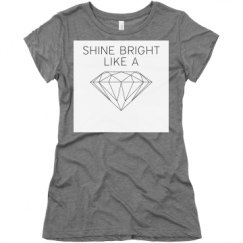 Ladies Slim Fit Super Soft Triblend Tee