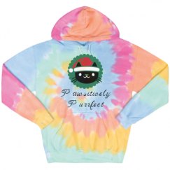 Unisex Tie-Dye Fleece Hoodie
