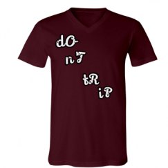 Unisex V-Neck Jersey Tee