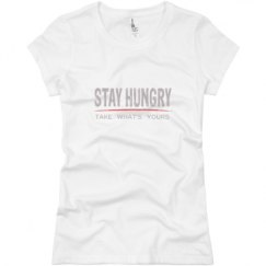 Ladies Slim Fit Basic Promo Jersey Tee