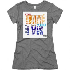 Ladies Slim Fit Super Soft Triblend Tee