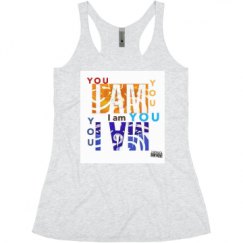 Ladies Slim Fit Super Soft Racerback Triblend Tank