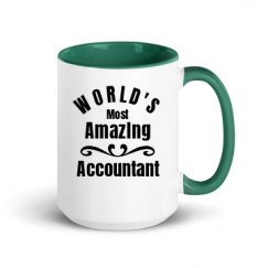 15oz Ceramic Mug with Color Inside